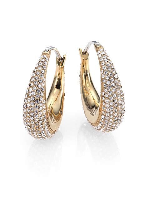 michael kors brilliance statement earrings|Michael Kors earrings.